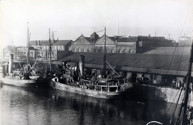 Docks and factory