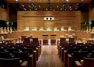Court room European Court of Justice