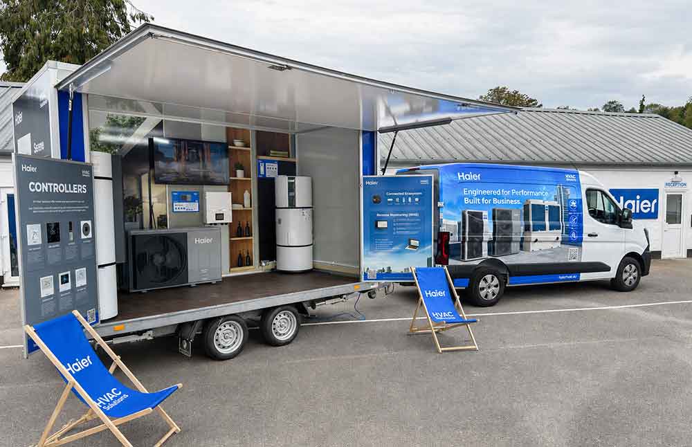 Haier takes to the road